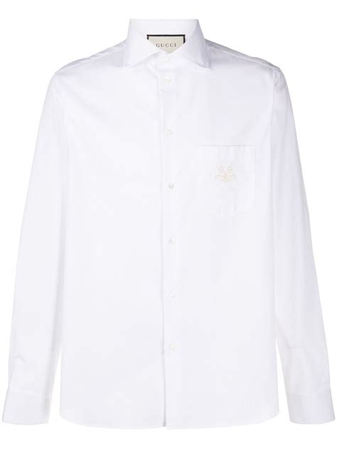 gucci white dress shirt